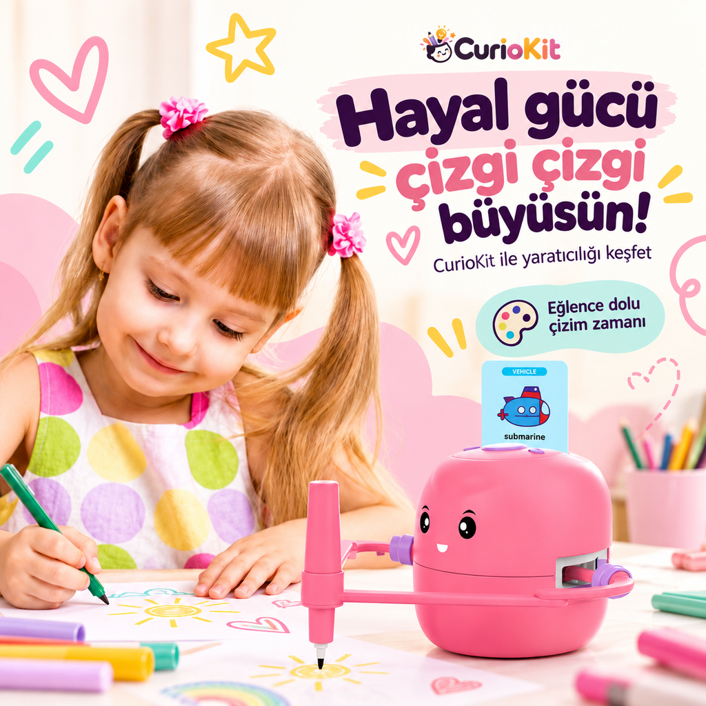 CurioKit - Akıllı Çizim Robotu